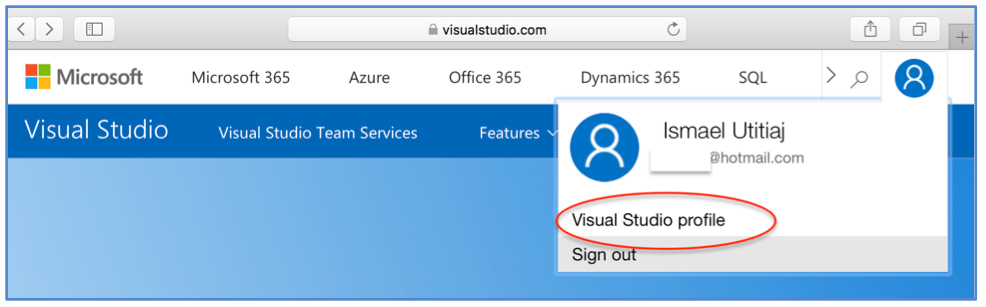 Integración Visual Studio Team Service (VSTS) y Microsoft Dynamics 365-2