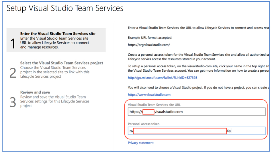 Integración Visual Studio Team Service (VSTS) y Microsoft Dynamics 365-8