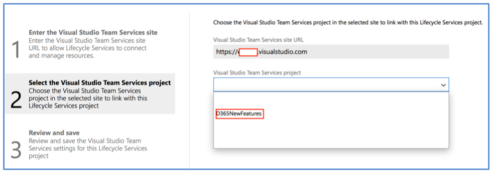 Integración Visual Studio Team Service (VSTS) y Microsoft Dynamics 365-9