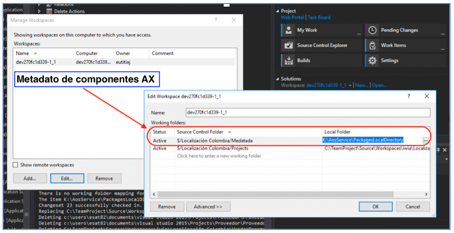 Integración Visual Studio Team Service y Microsoft Dynamics 365 II 17