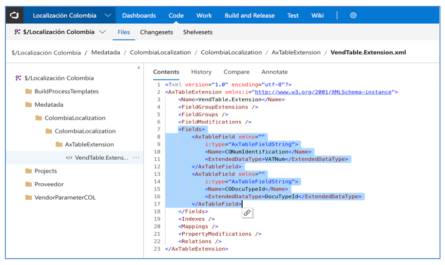 Integración Visual Studio Team Service y Microsoft Dynamics 365 II 22