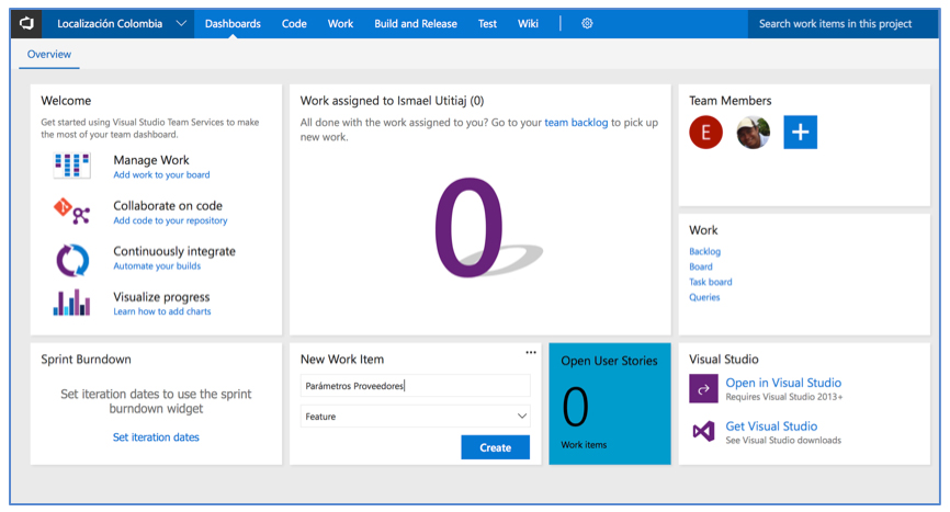 Integración Visual Studio Team Service y Microsoft Dynamics 365 II 4